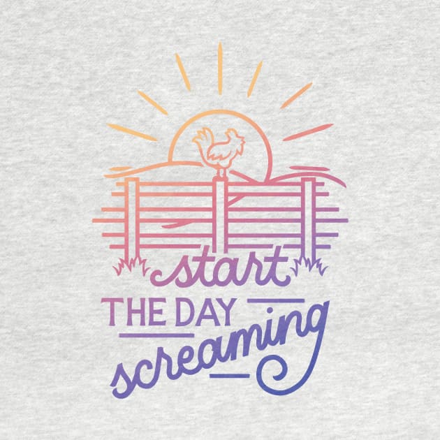 Start Screaming by polliadesign